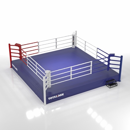 Купить Ринг боксерский Totalbox на помосте 0,5 м, 7х7м, 6х6м. в Москве 