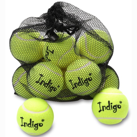 Купить Мяч для большого тенниса Indigo (12 шт в сетке) начальный уровень в Москве 