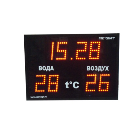 Купить Часы-термометр СТ1.13-2t для бассейна в Москве 