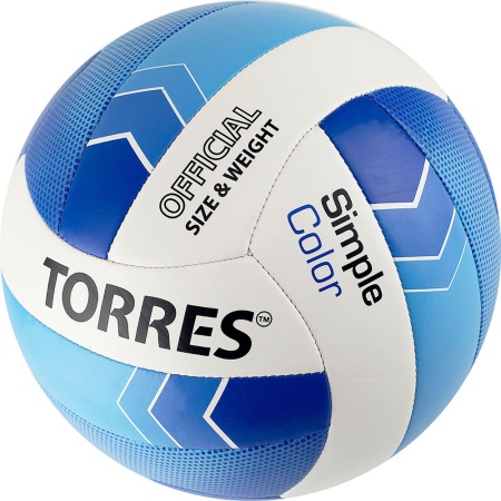 Купить Мяч волейбольный Torres Simple Color любительский р.5 в Москве 